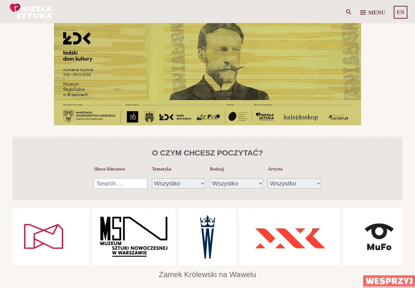 Screenshot of niezlasztuka.net
