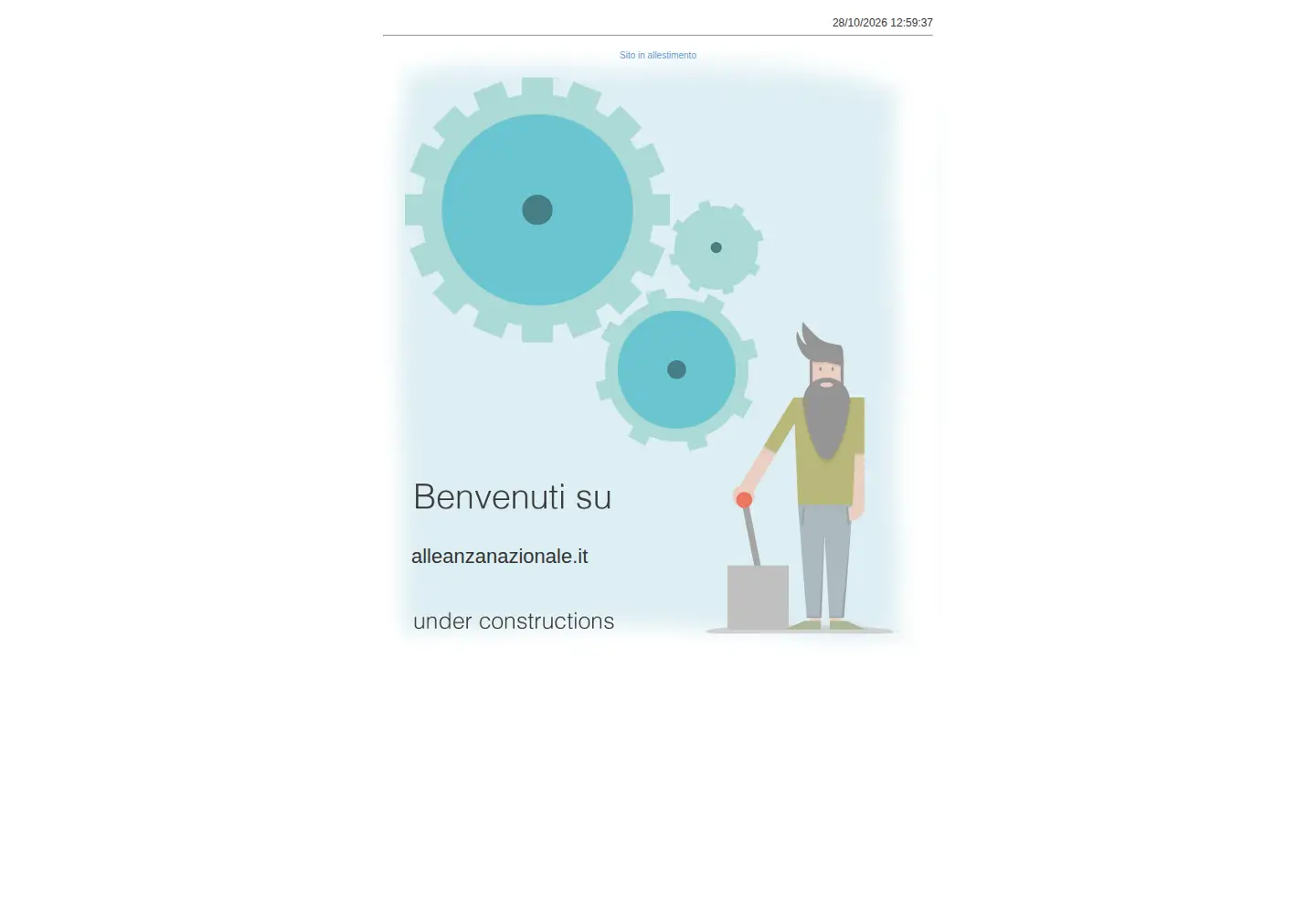 Screenshot of alleanzanazionale.it