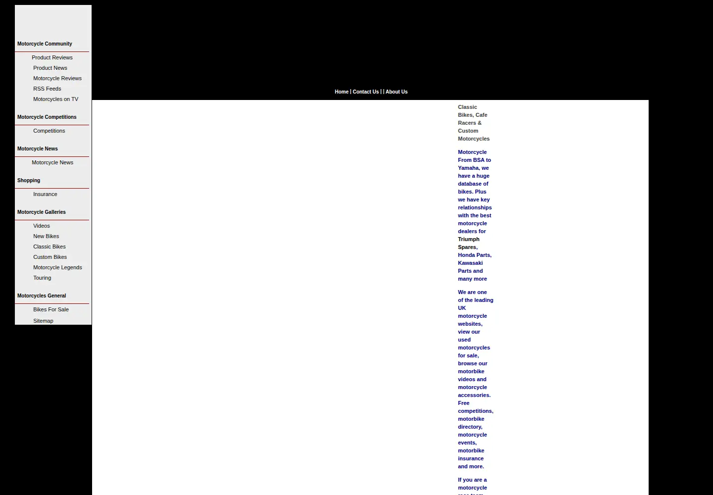 Screenshot of motorbike-search-engine.co.uk