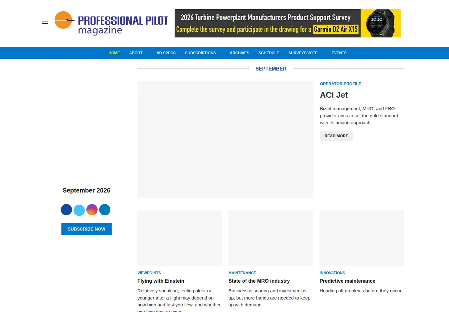 Screenshot of propilotmag.com