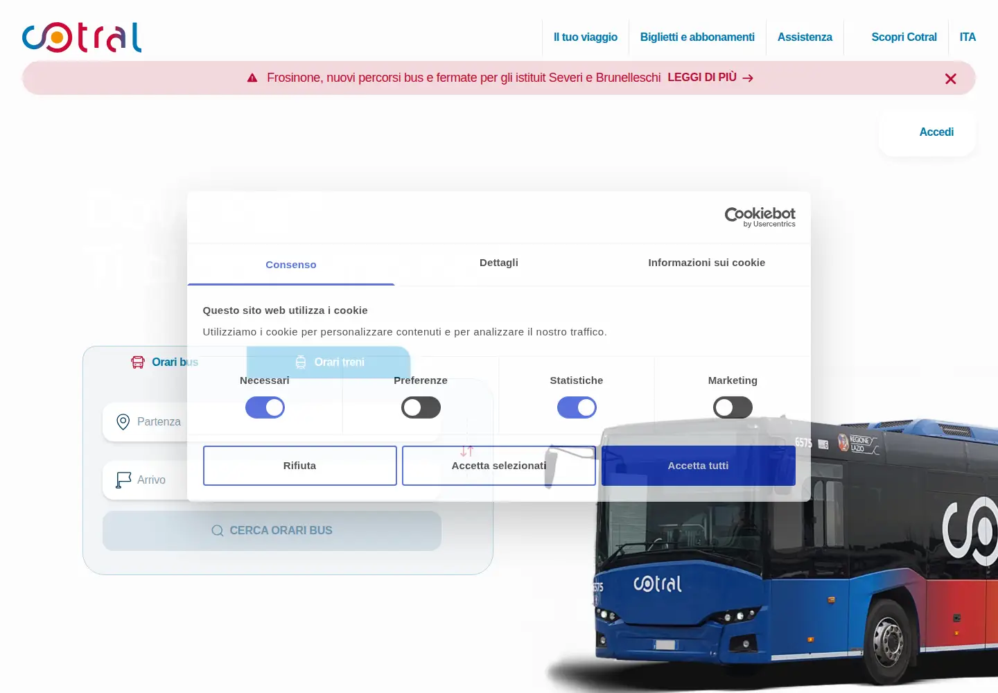 Screenshot of cotralspa.it