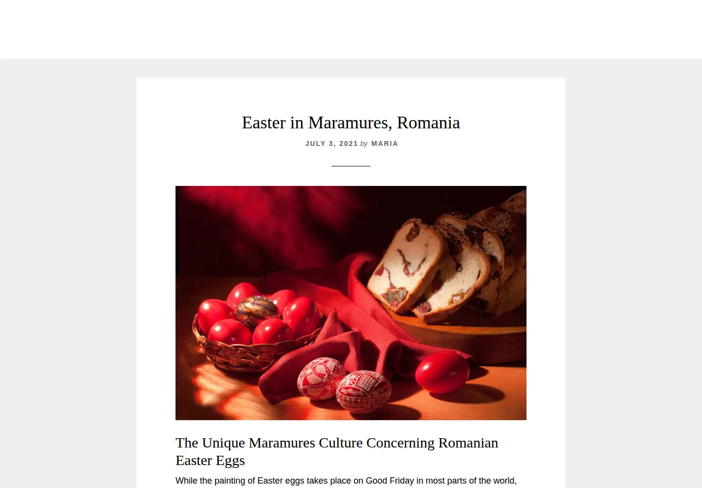 Captured homepage of wonderful-romania.com in the current scan