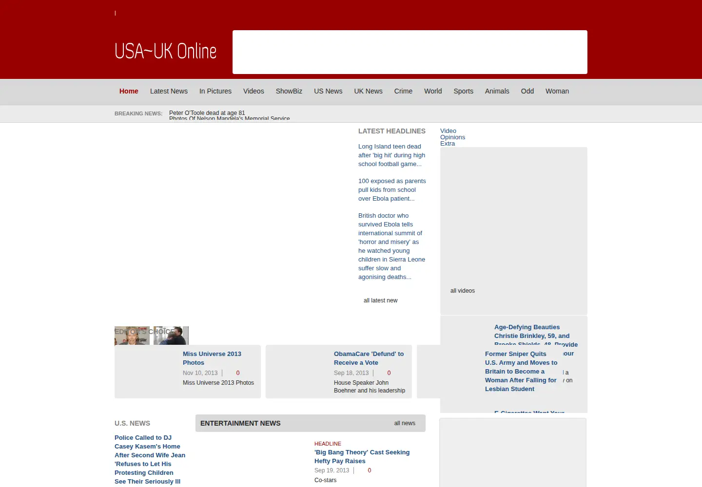 Screenshot of usaukonline.com