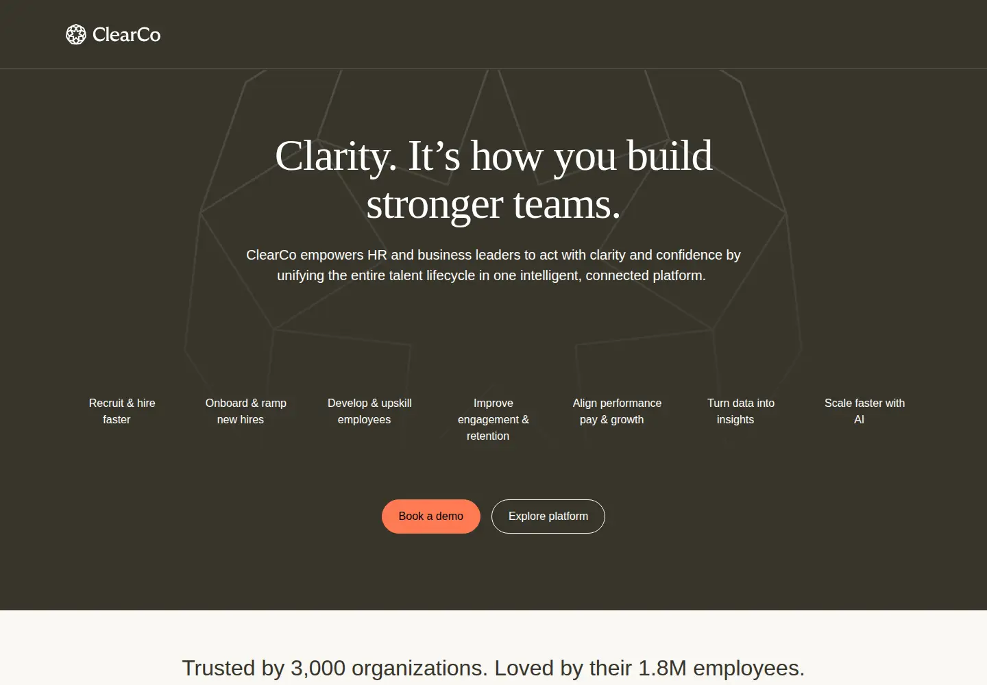 Screenshot of clearcompany.com