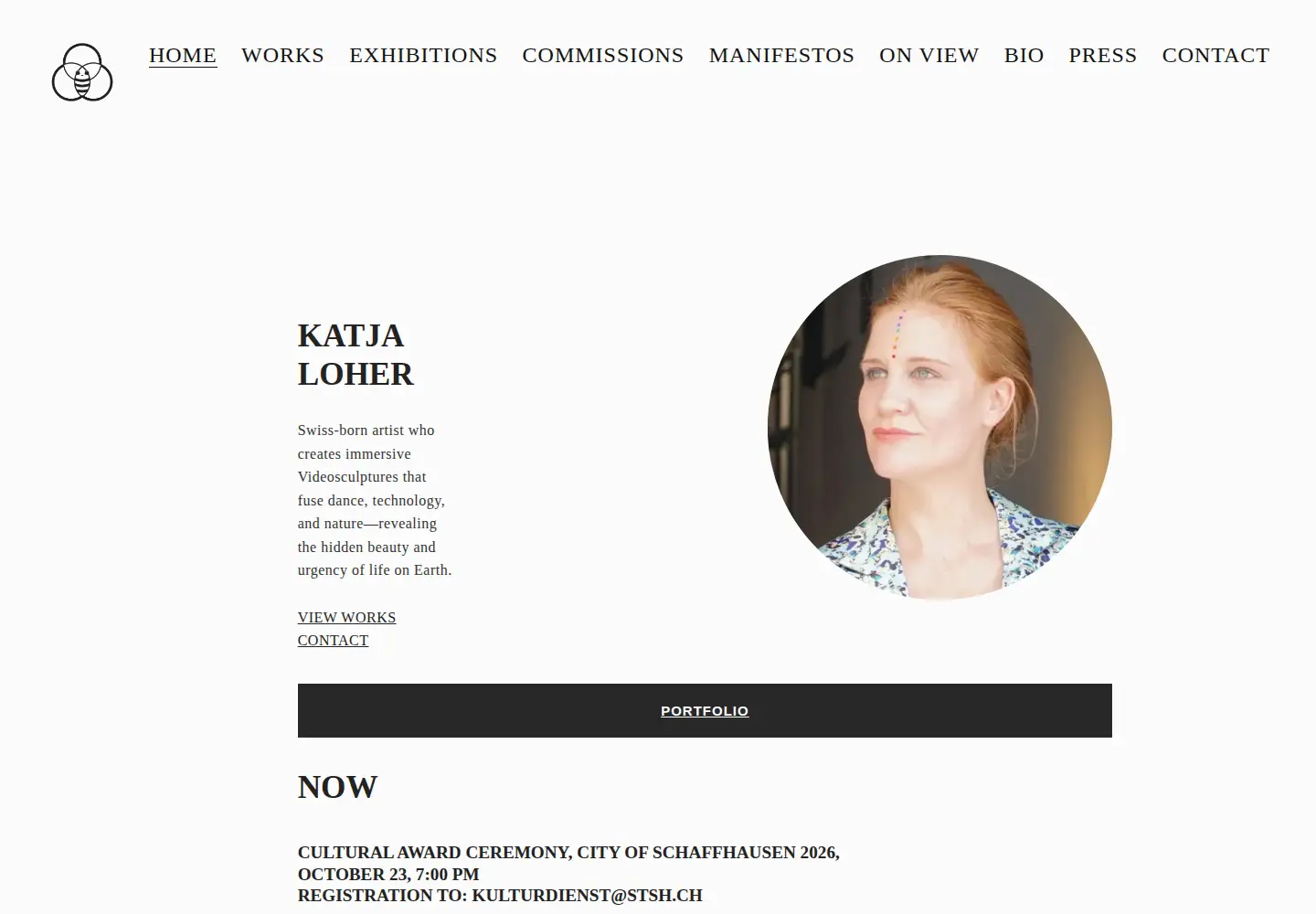 Screenshot of katjaloher.com