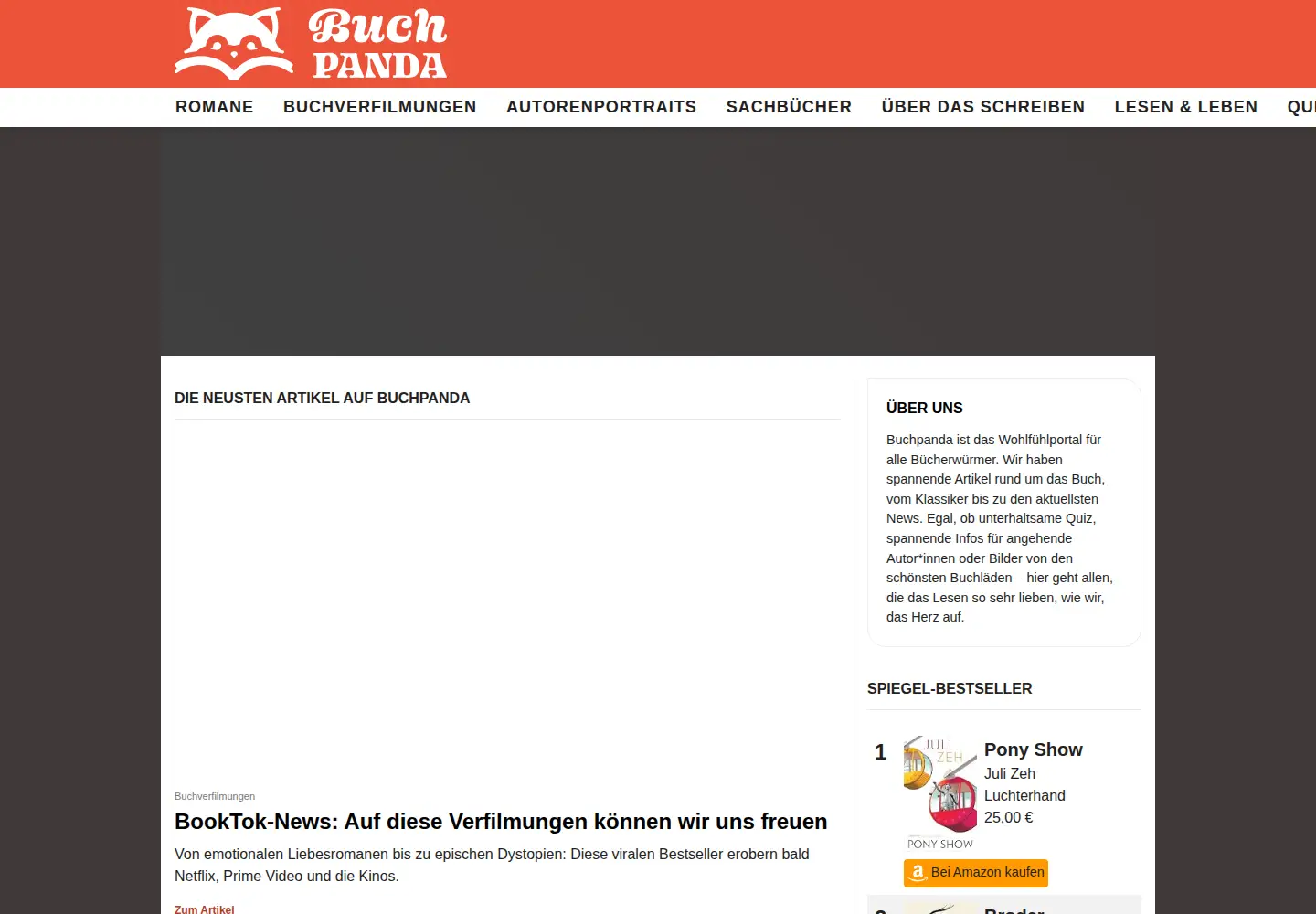 Screenshot of buchpanda.de