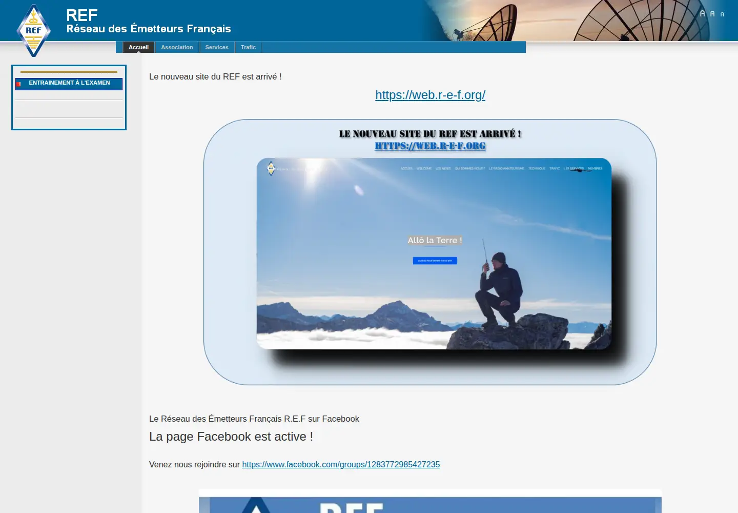 Screenshot of r-e-f.org