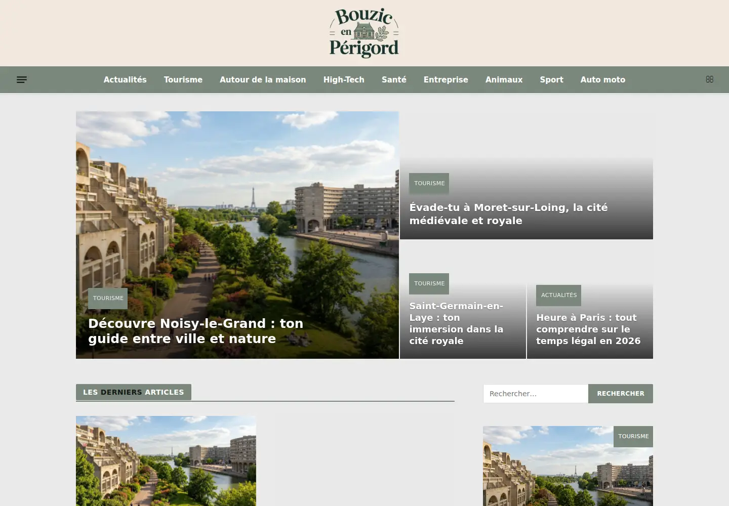 Screenshot of bouzic-perigord.fr