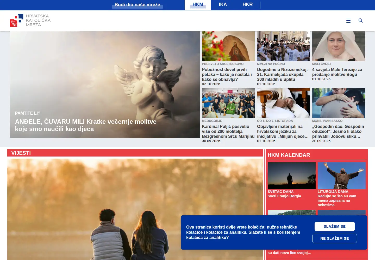 Screenshot of hkm.hr