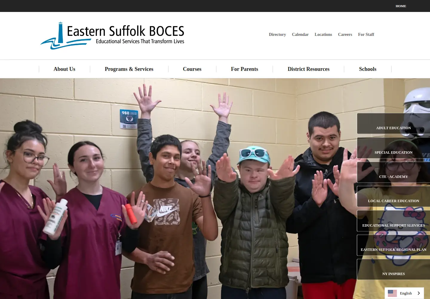 Screenshot of esboces.org