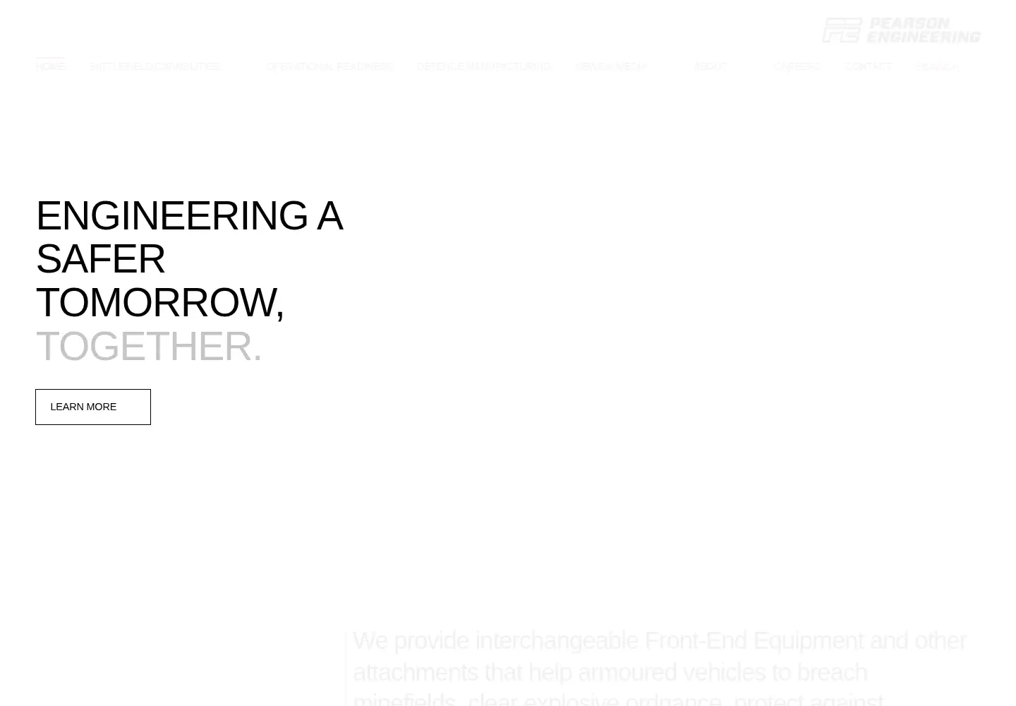 Captured homepage of pearson-eng.com in the current scan