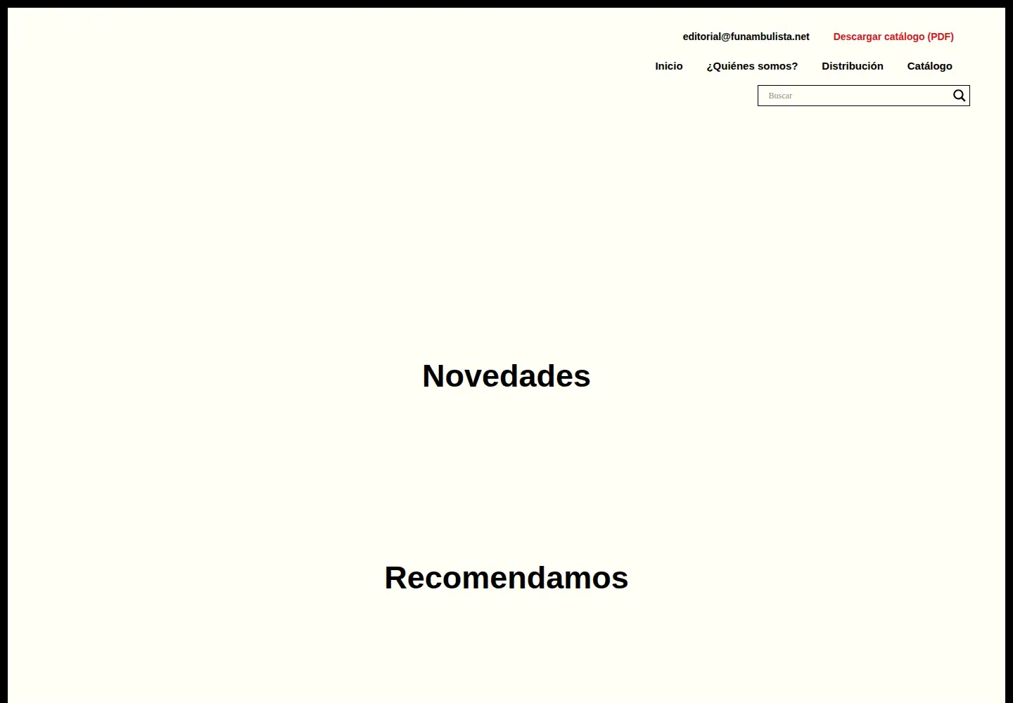 Screenshot of funambulista.net