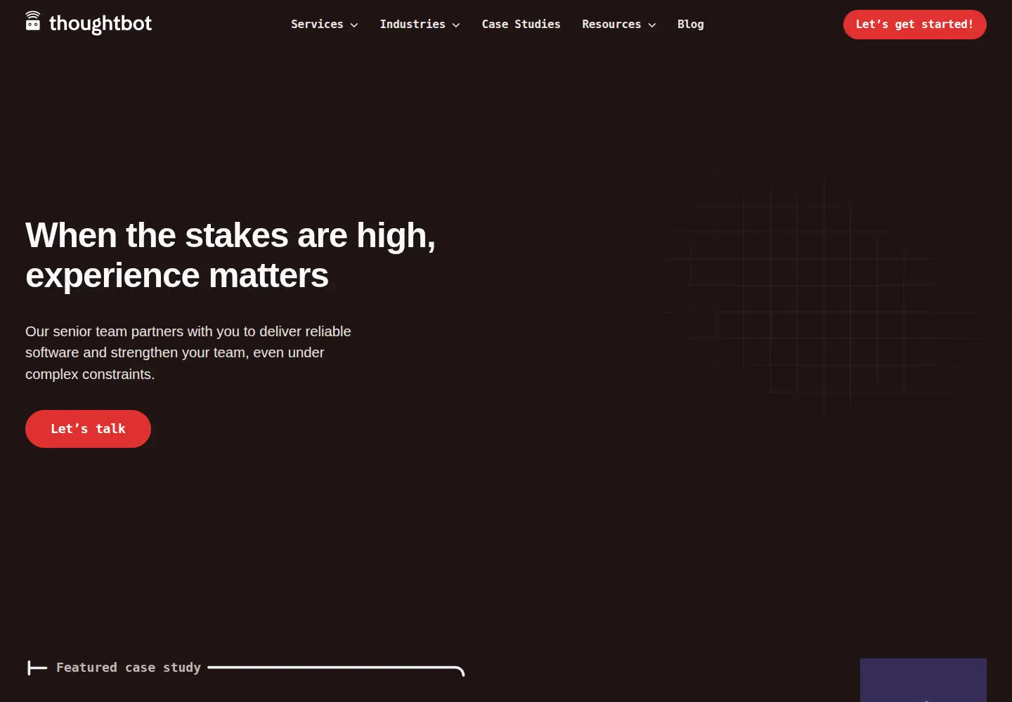 Screenshot of thoughtbot.com