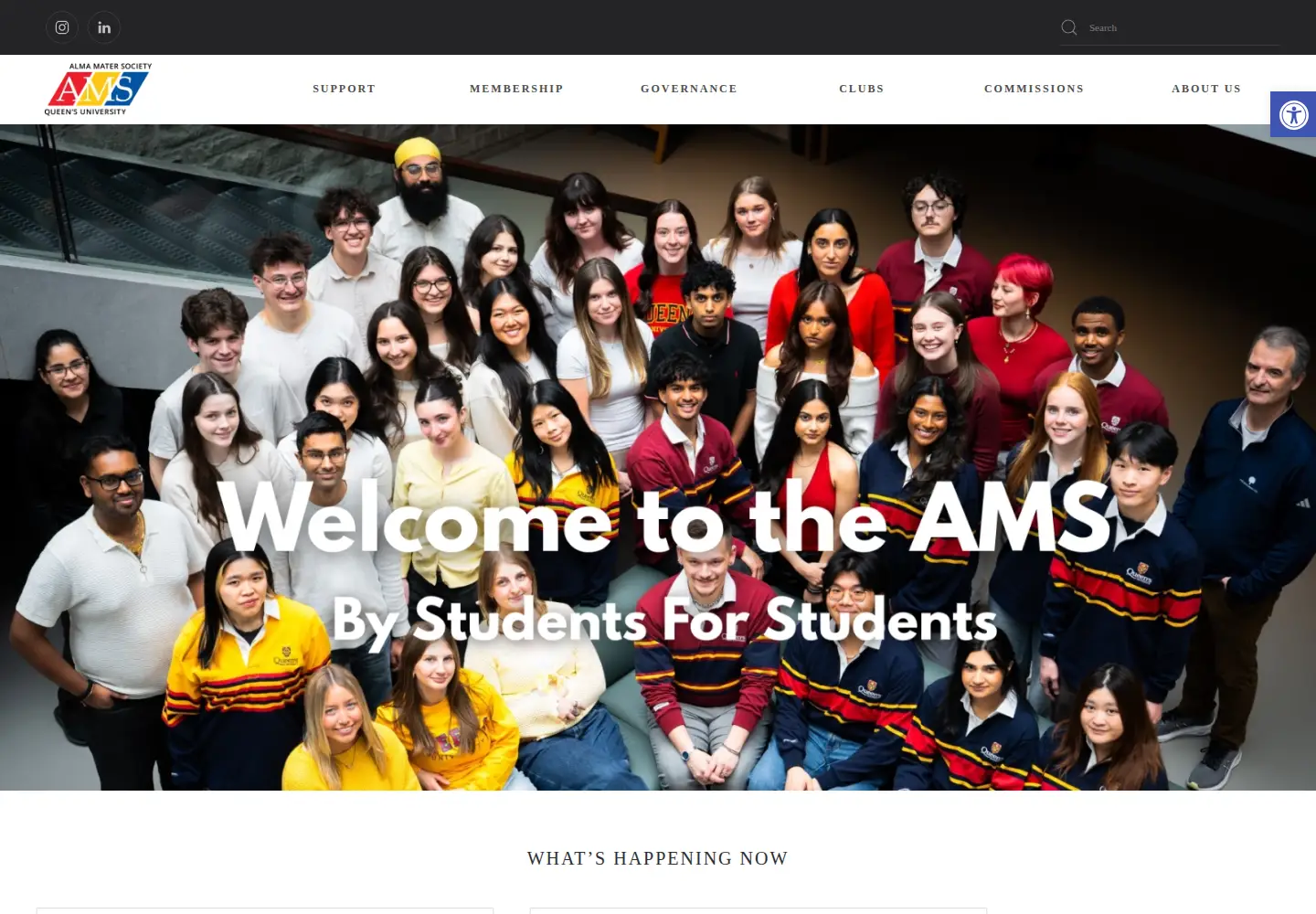 Screenshot of myams.org