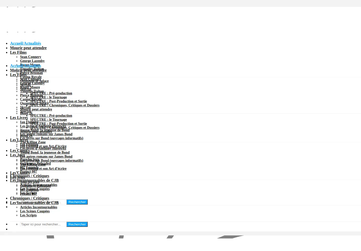 Captured homepage of commander007.net in the current scan