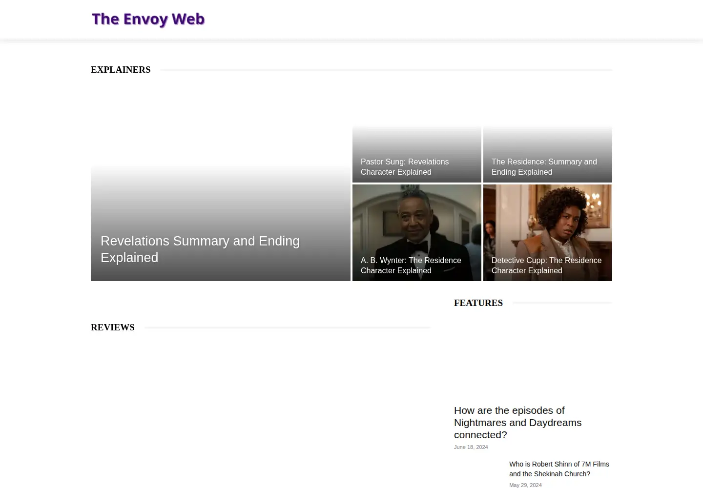 Screenshot of theenvoyweb.com