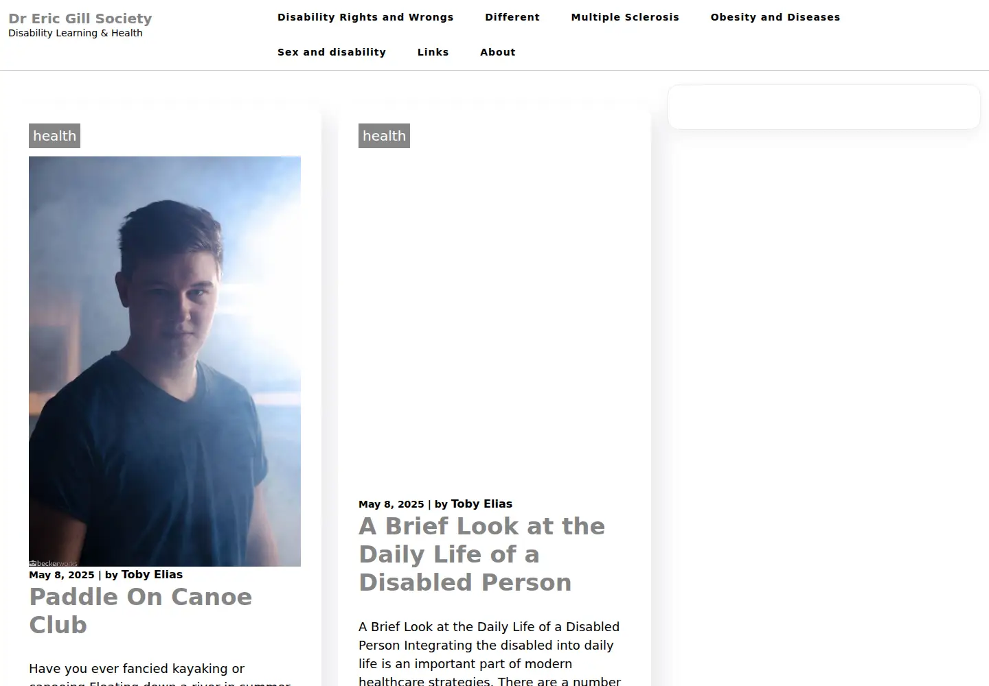 Screenshot of ericgill.org.uk