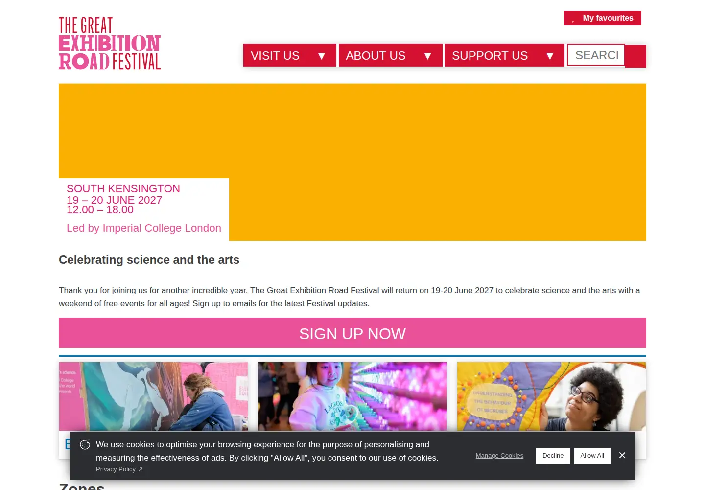 Screenshot of greatexhibitionroadfestival.co.uk