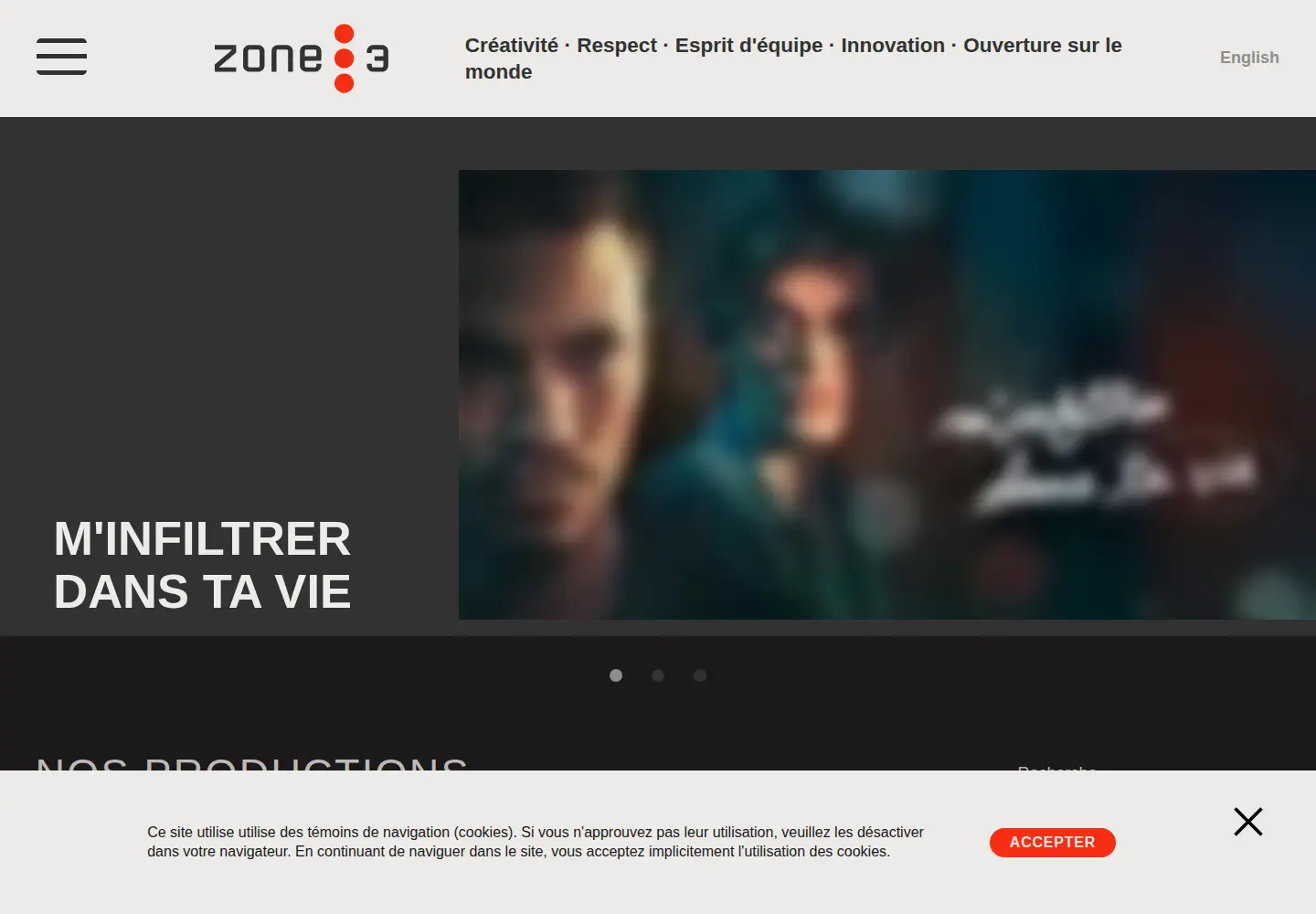 Screenshot of zone3.ca