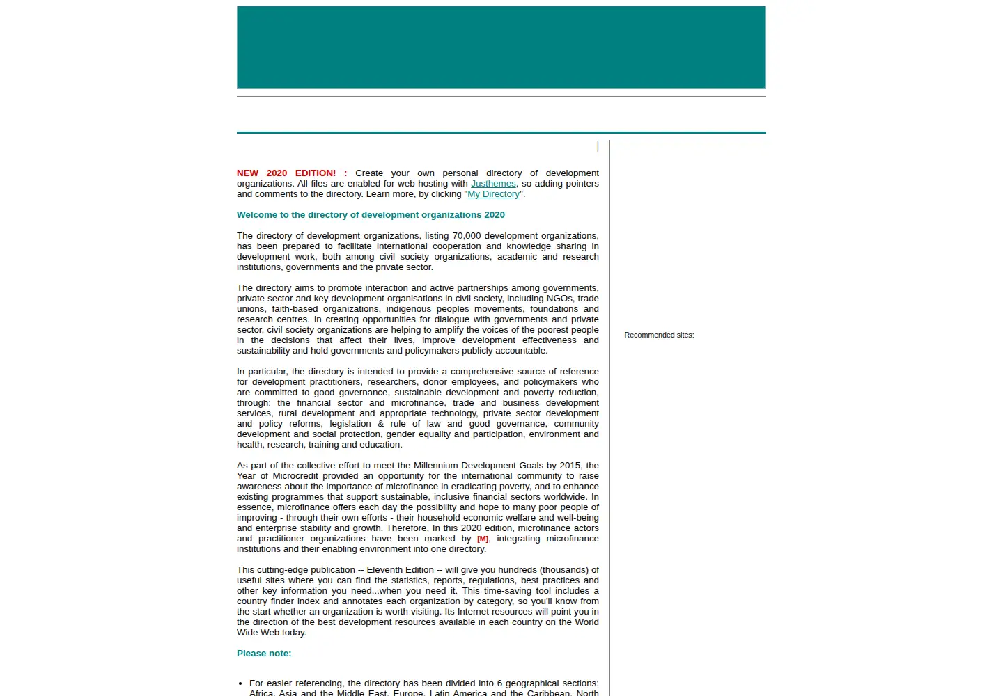 Screenshot of devdir.org