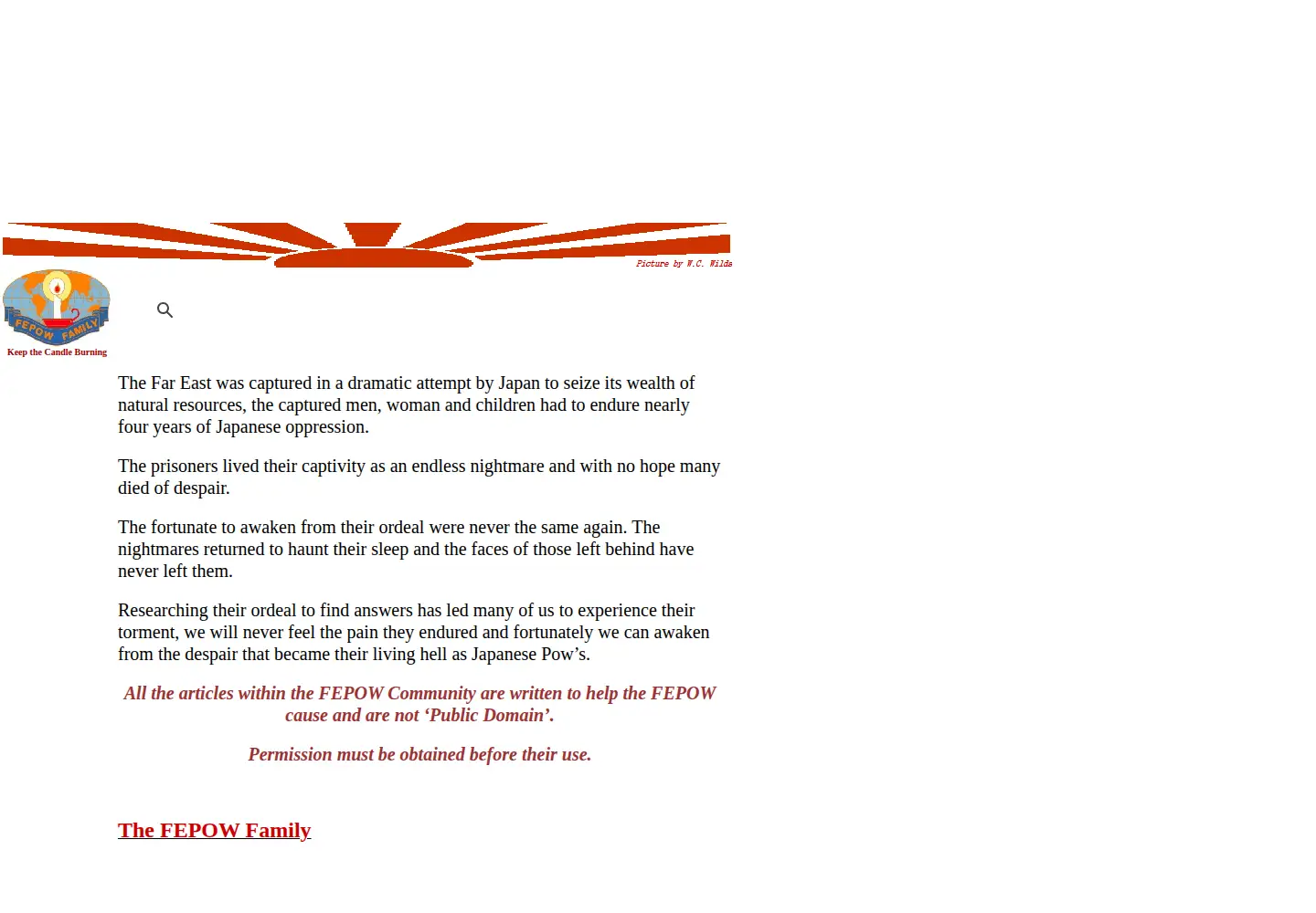 Screenshot of fepow-community.org.uk