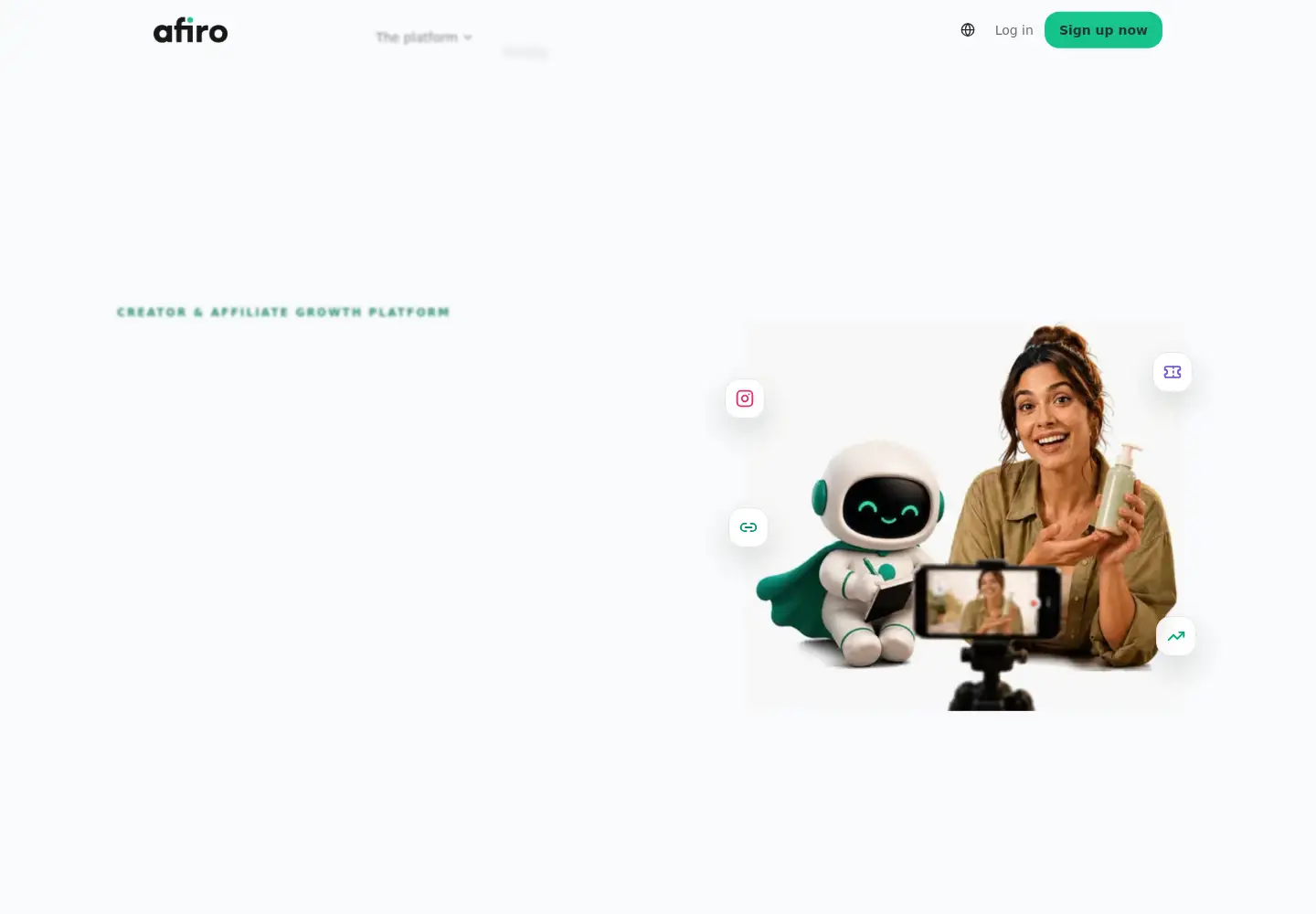 Screenshot of afiro.ai