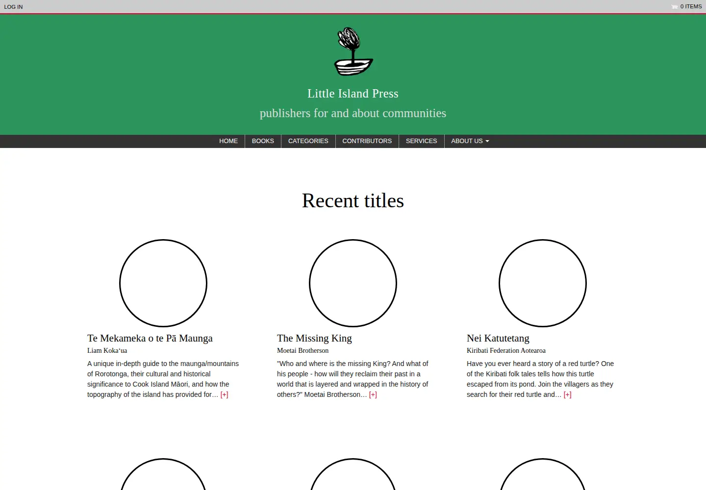 Captured homepage of littleisland.co.nz in the current scan