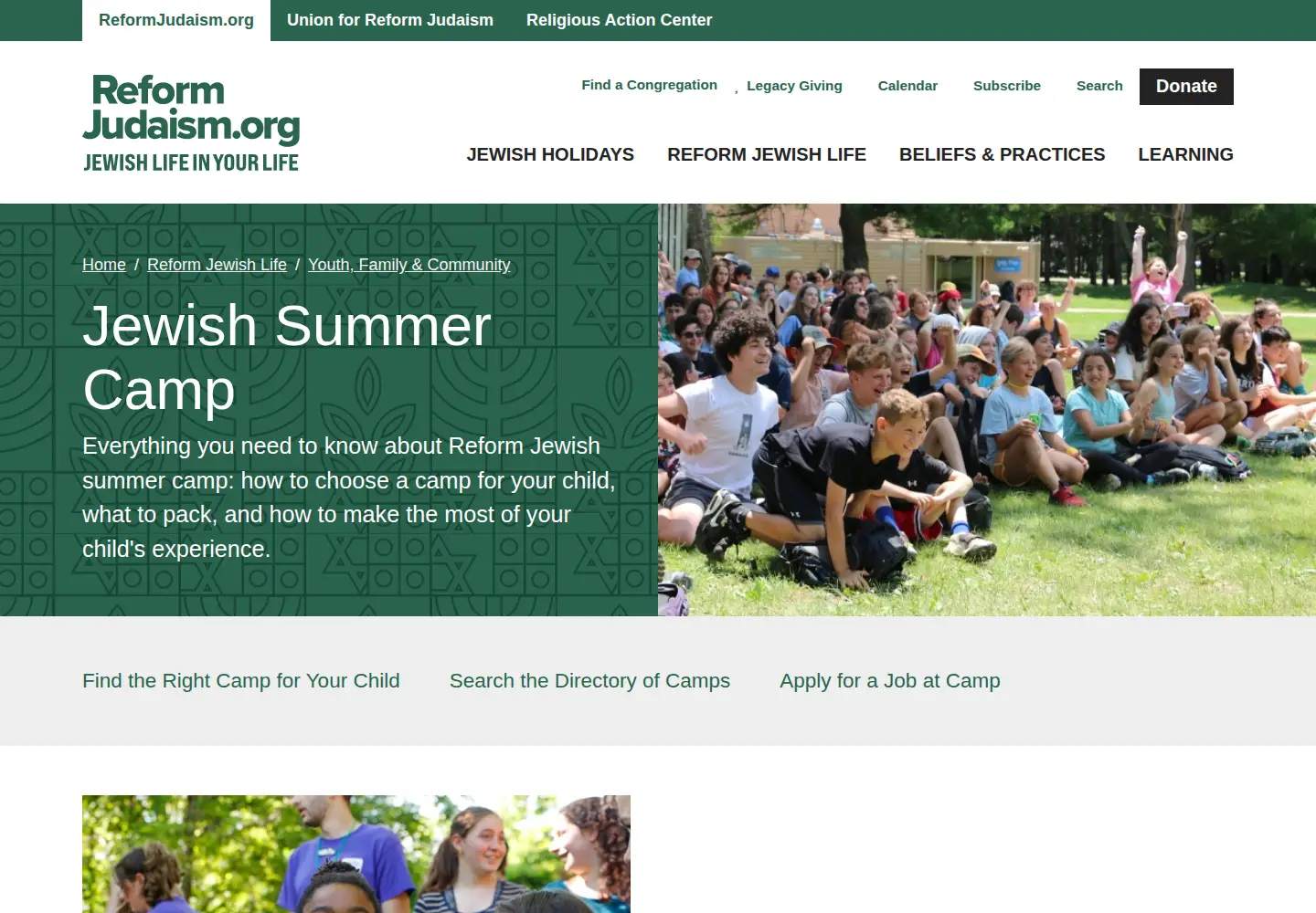 Captured homepage of urjyouth.org in the current scan