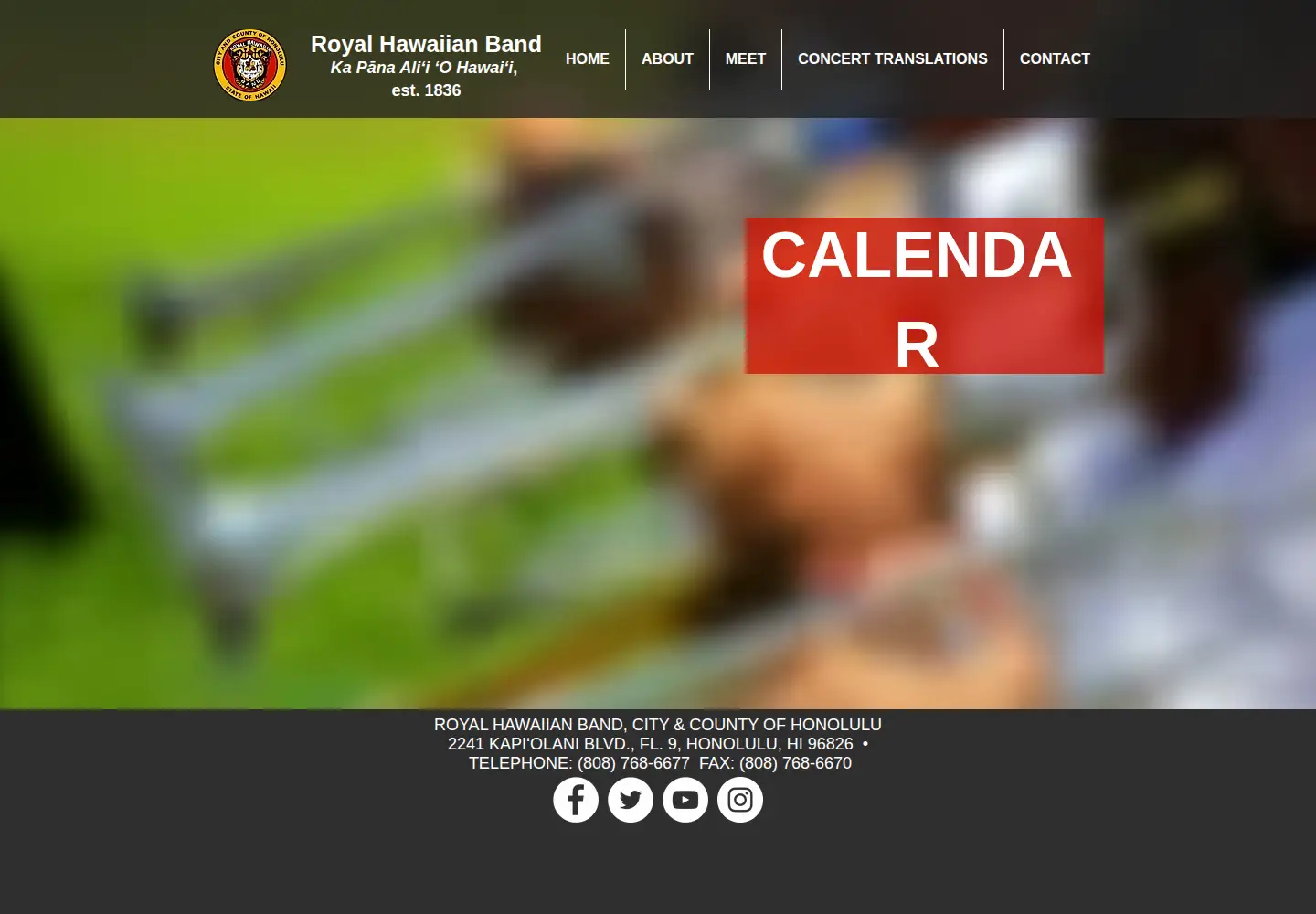 Screenshot of rhb-music.com