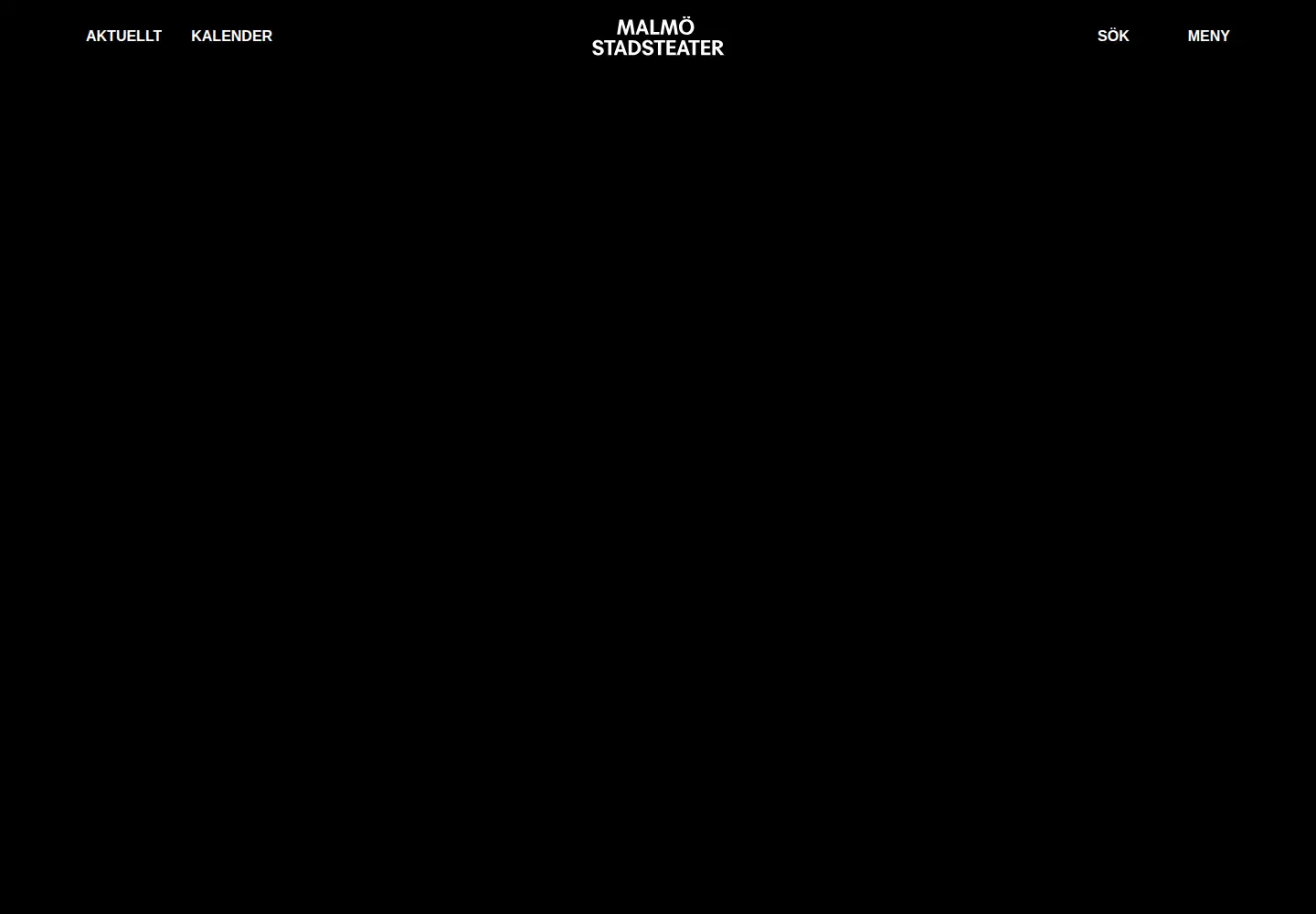 Captured homepage of malmostadsteater.se in the current scan