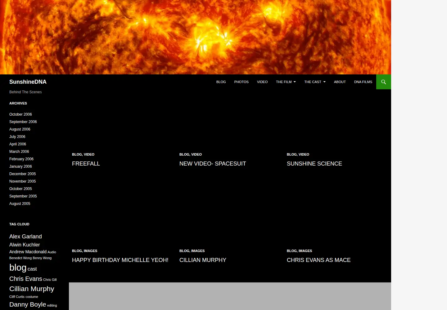 Screenshot of sunshinedna.com