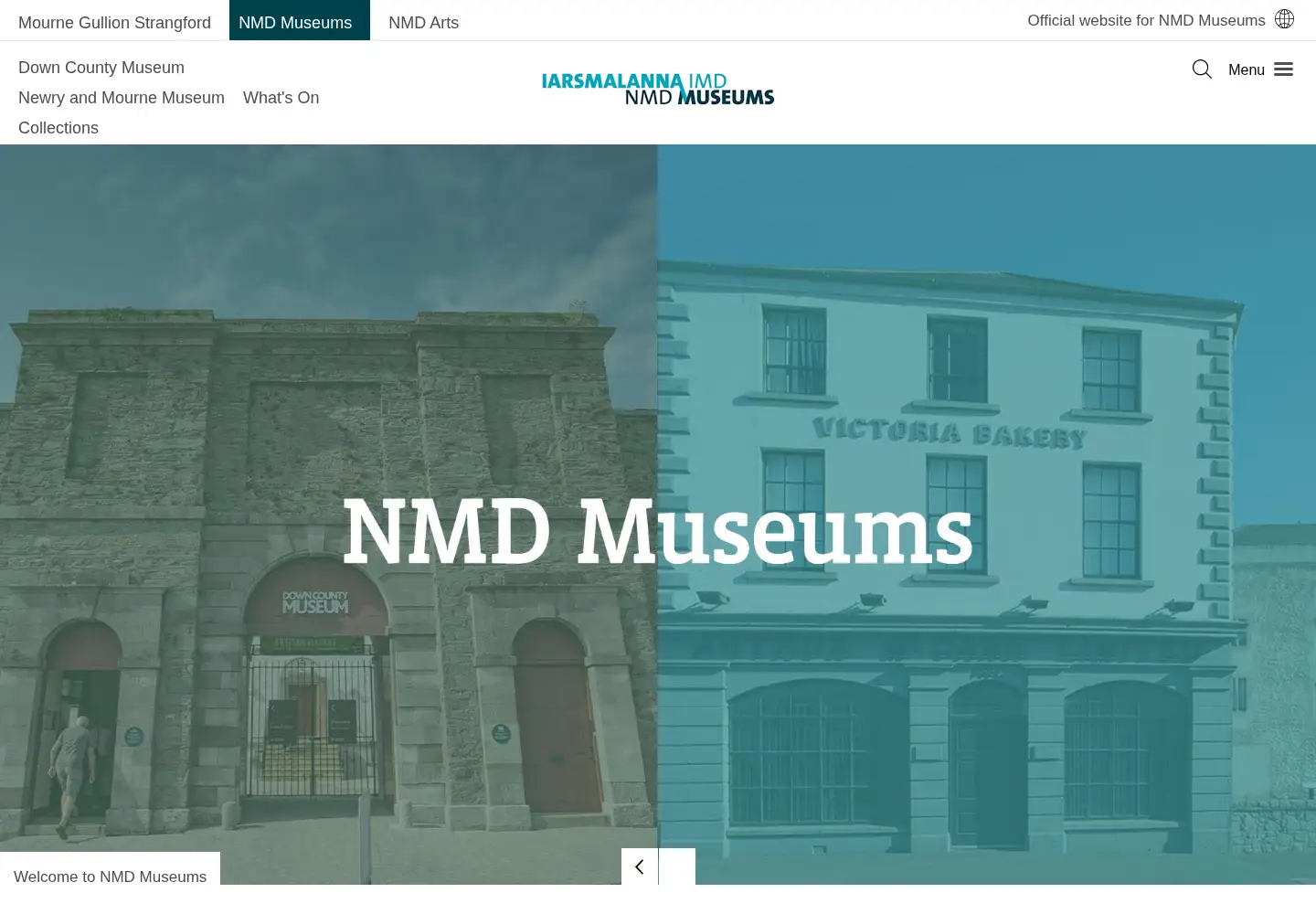 Screenshot of downcountymuseum.com