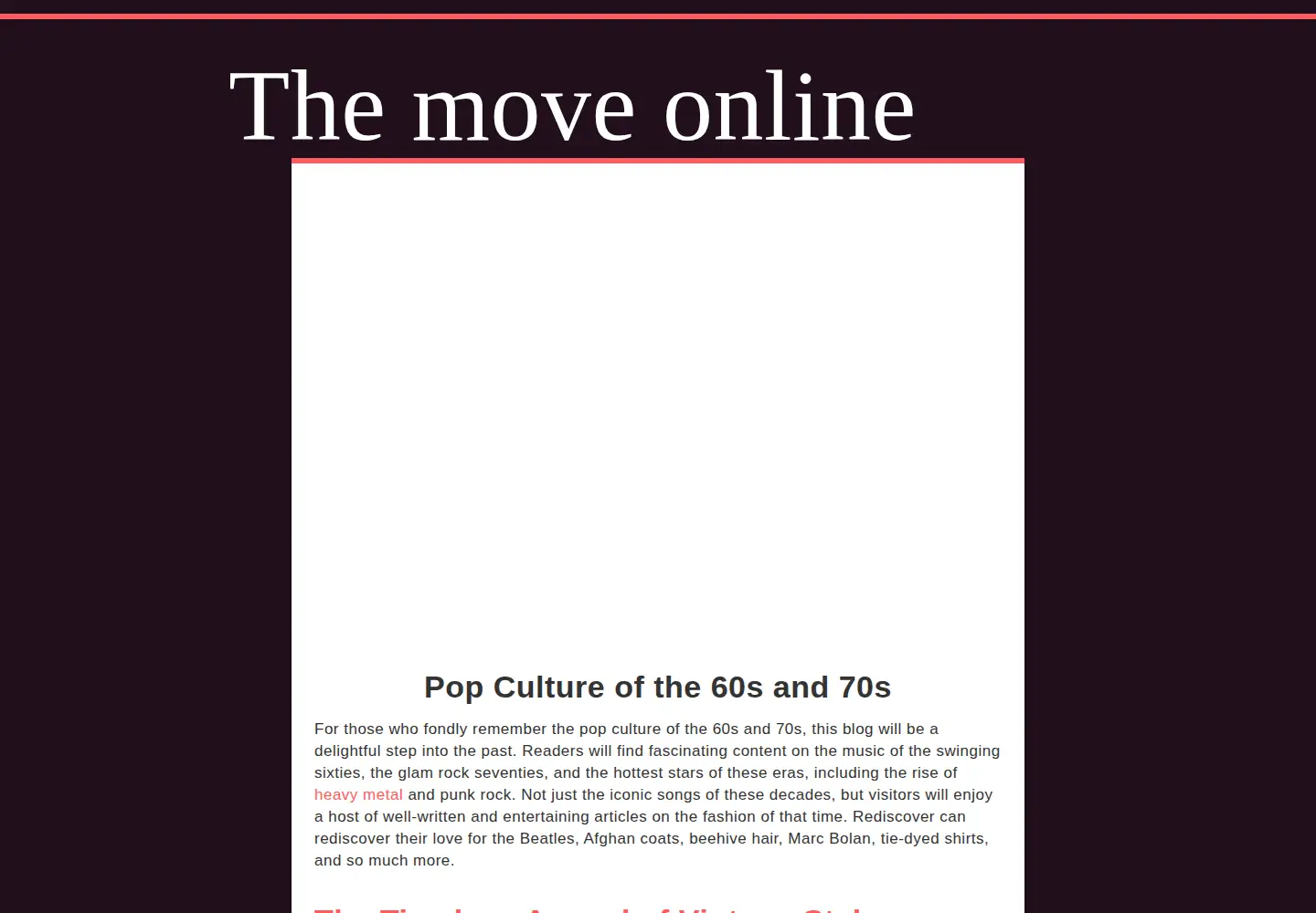 Screenshot of themoveonline.com