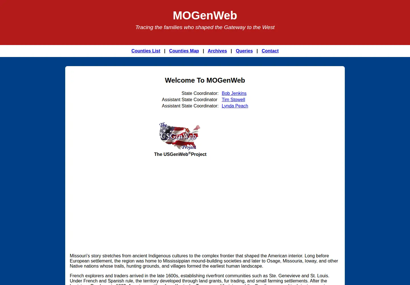 Screenshot of mogenweb.org