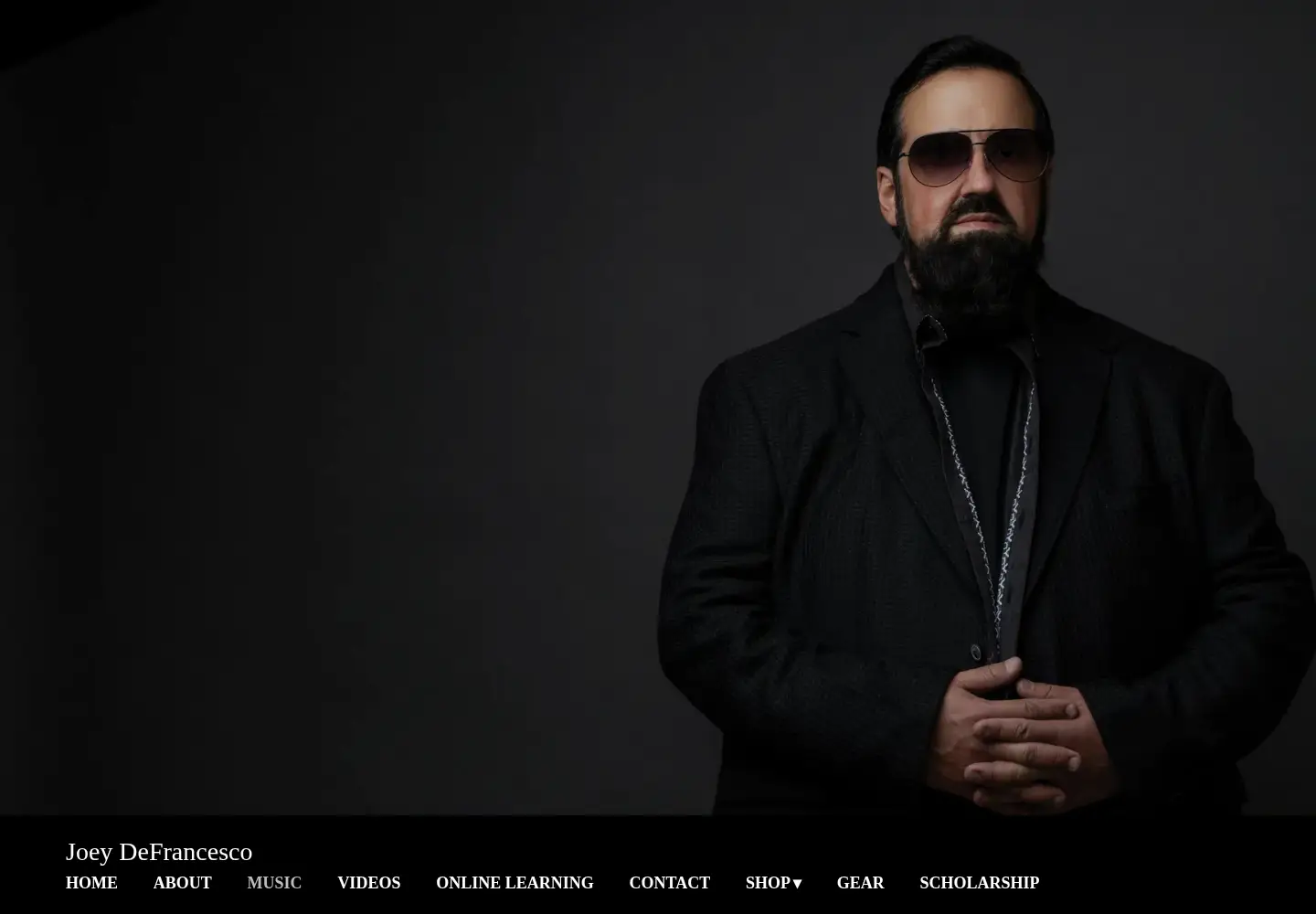 Screenshot of joeydefrancesco.com