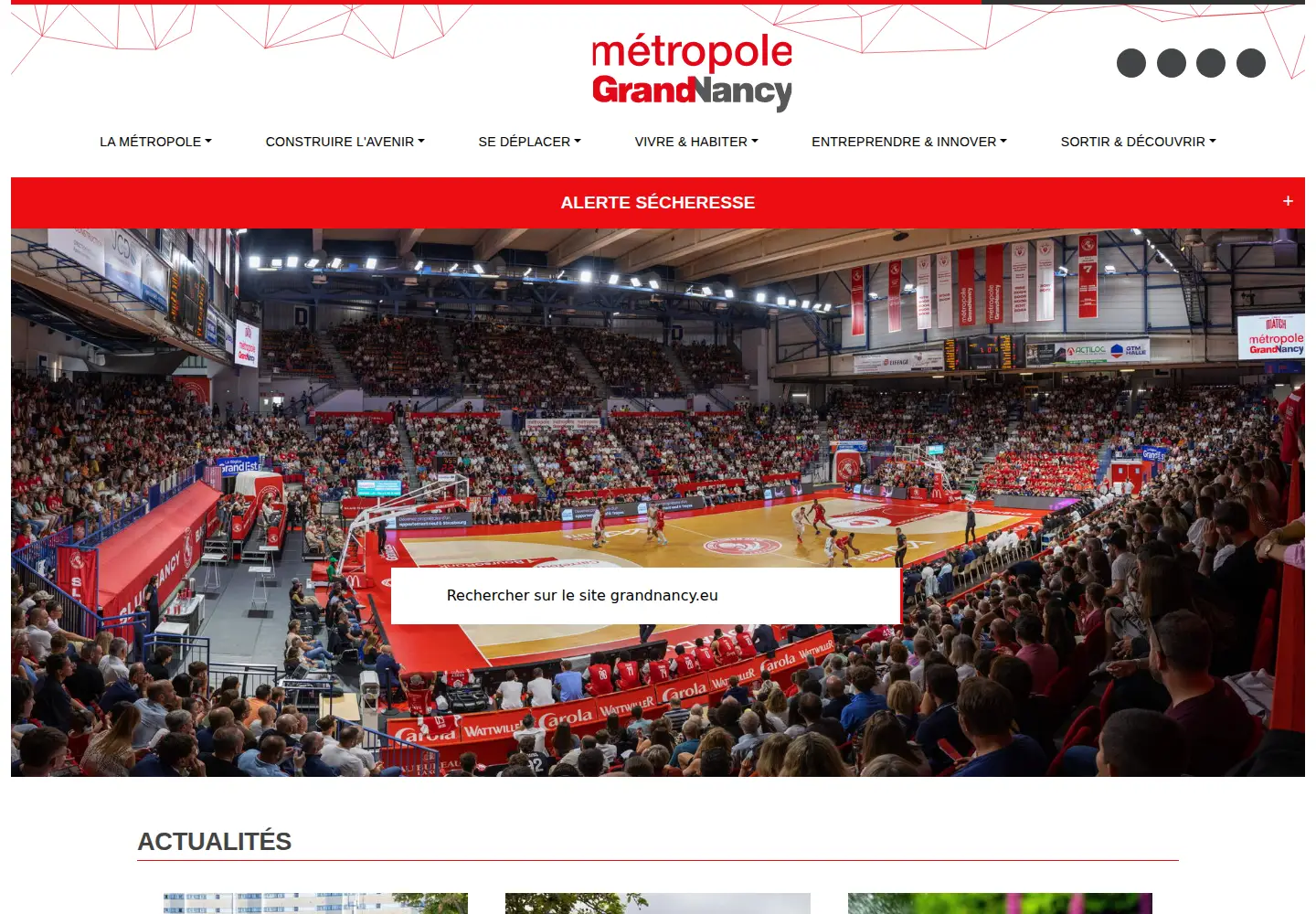 Screenshot of grandnancy.eu