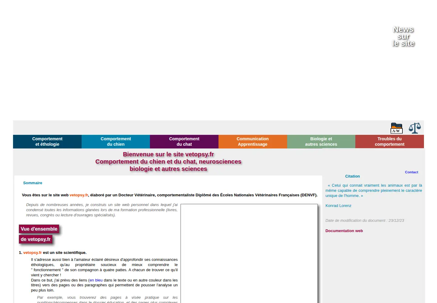 Screenshot of vetopsy.fr