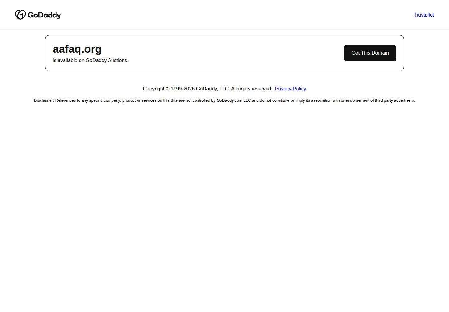 Screenshot of aafaq.org