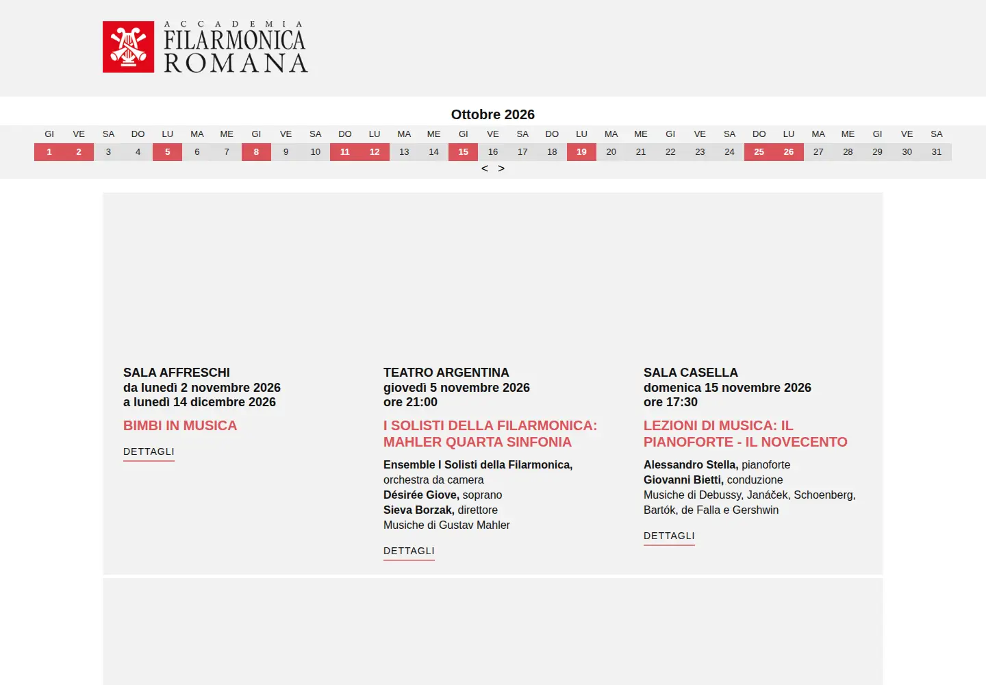 Screenshot of filarmonicaromana.org