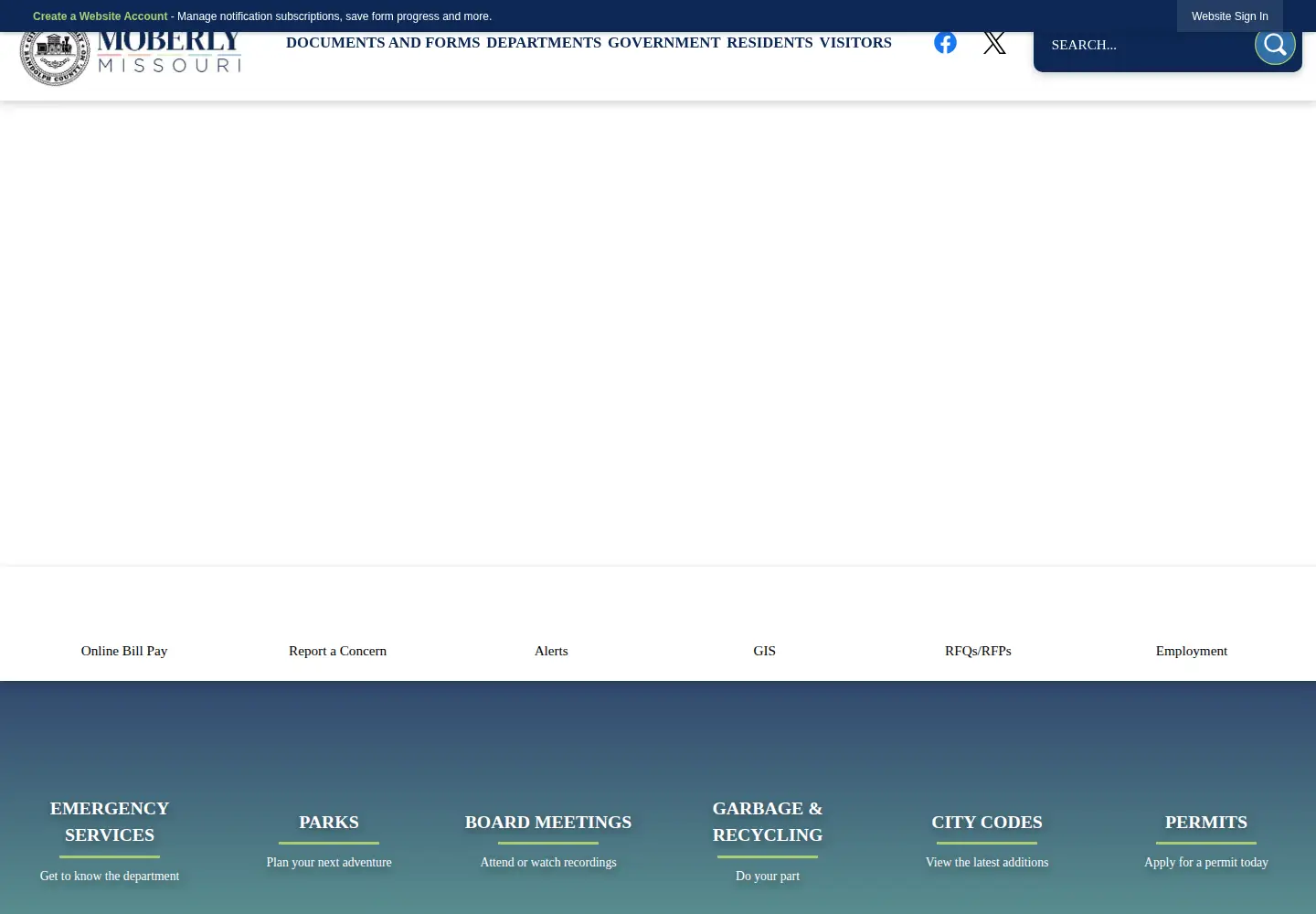 Screenshot of moberlymo.org