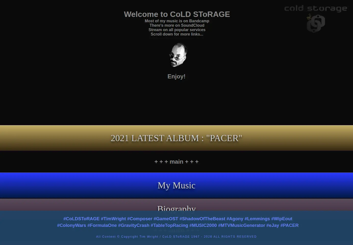 Screenshot of coldstorage.org.uk