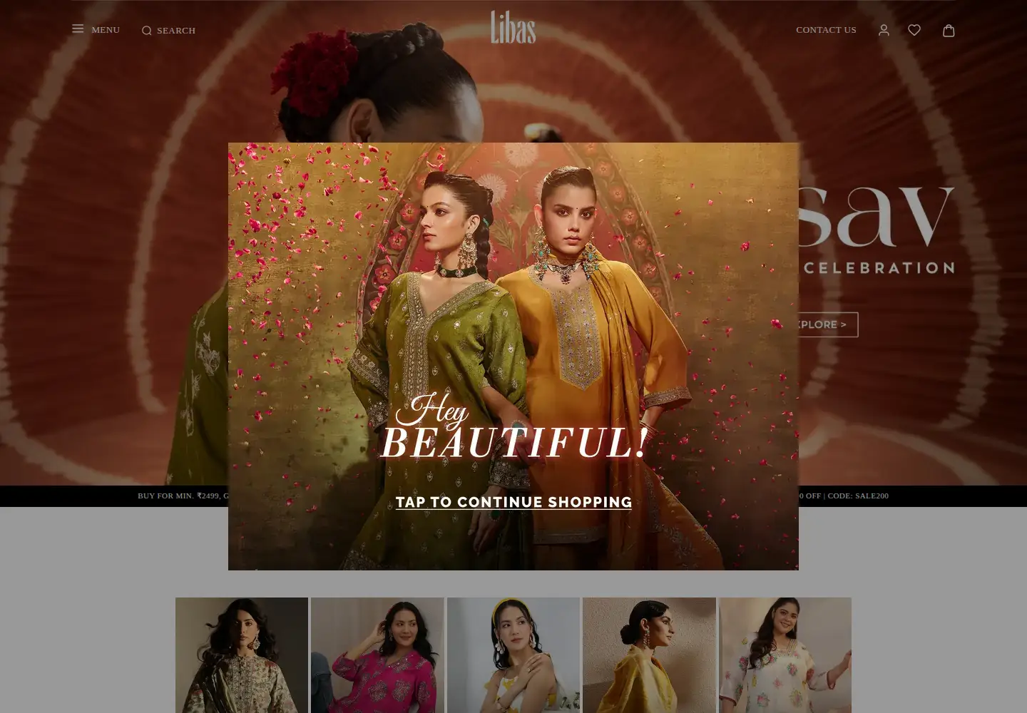 Screenshot of libas.in