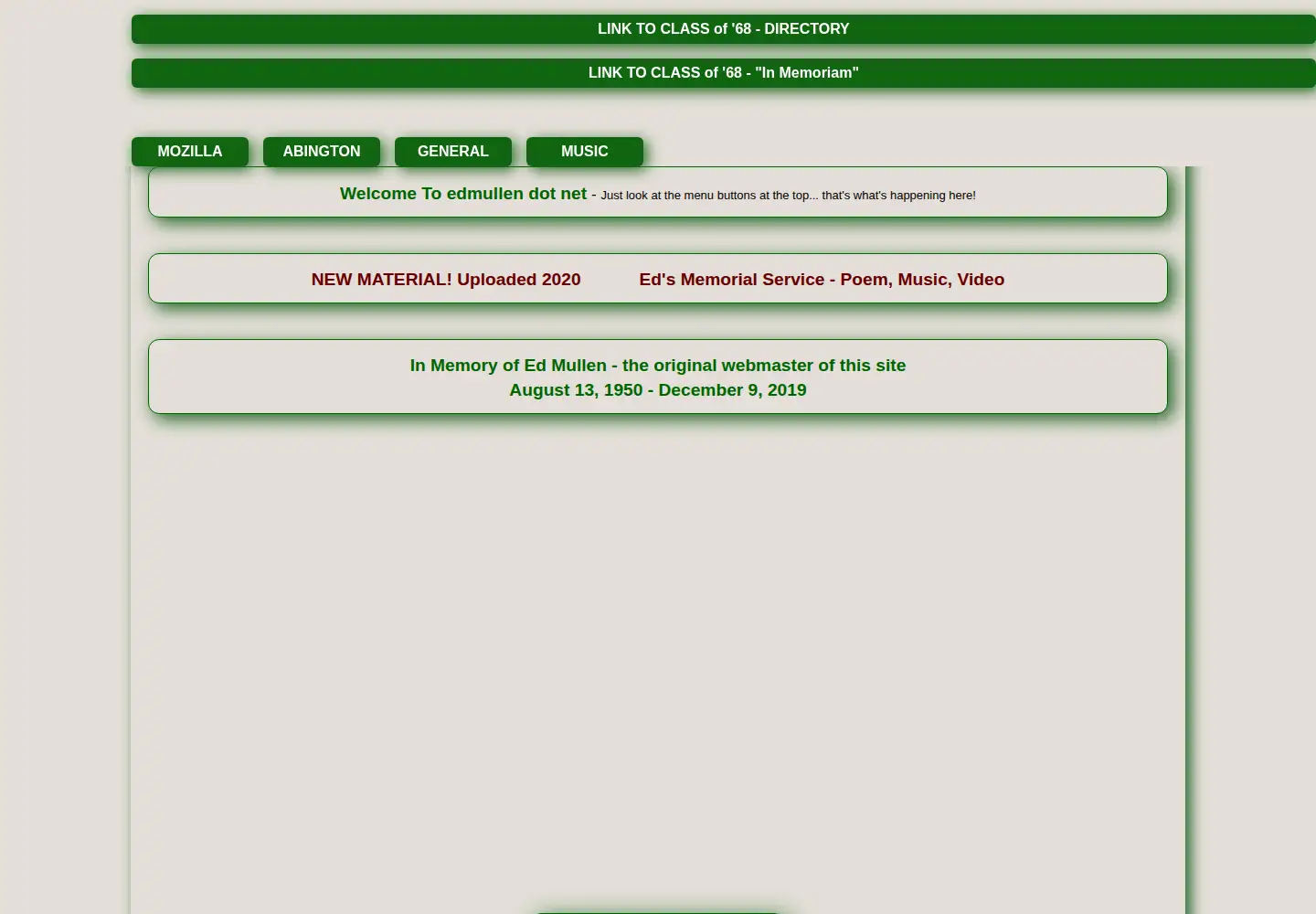 Screenshot of edmullen.net