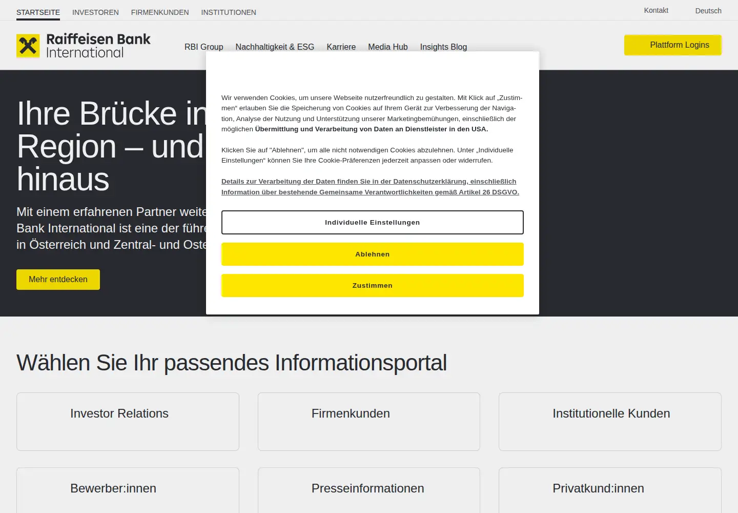 Screenshot of rzb.at