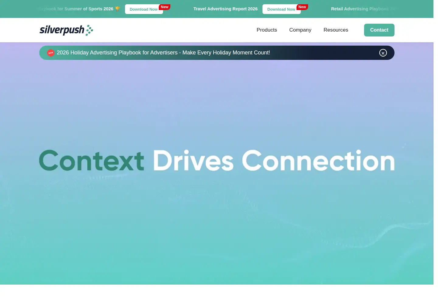 Screenshot of silverpush.co