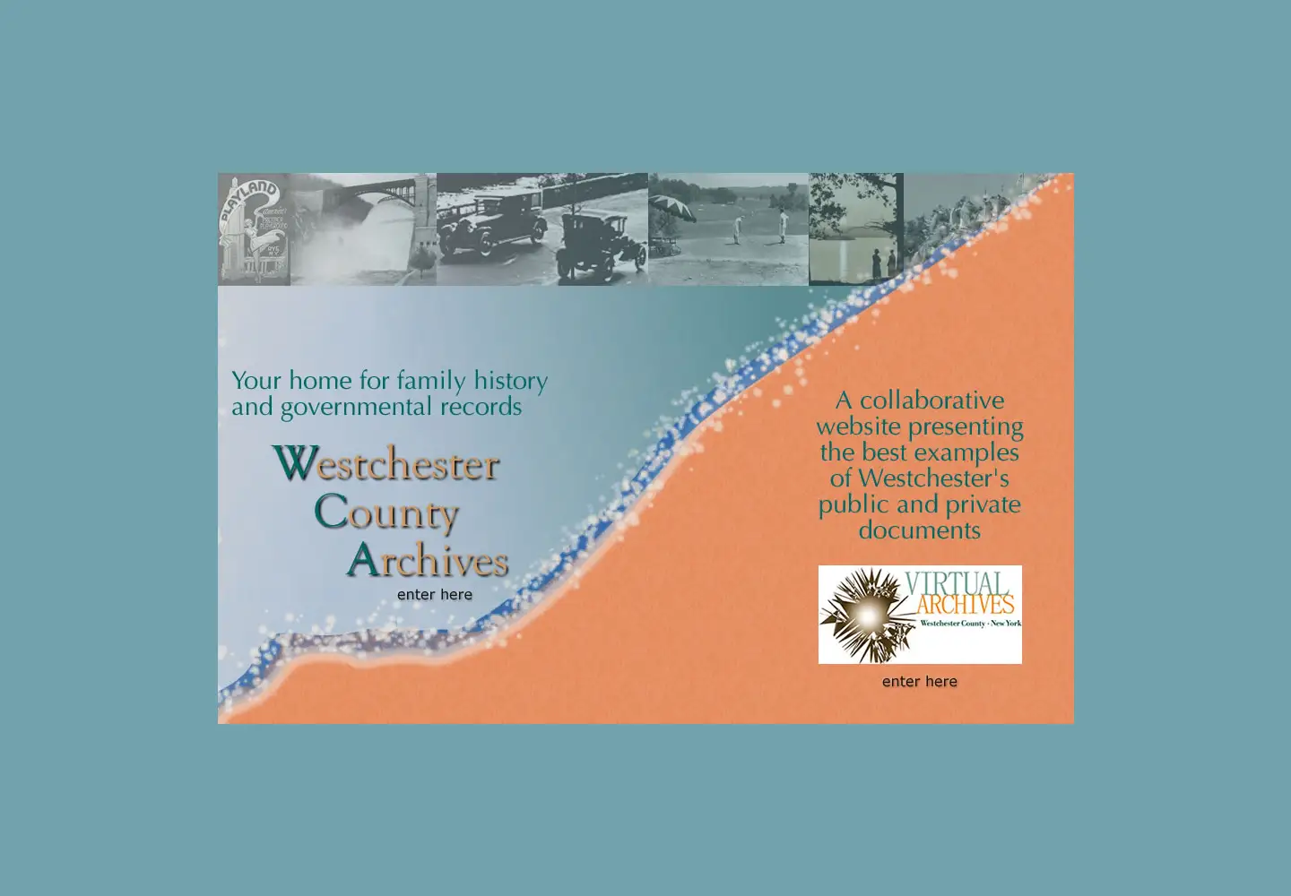 Screenshot of westchesterarchives.com