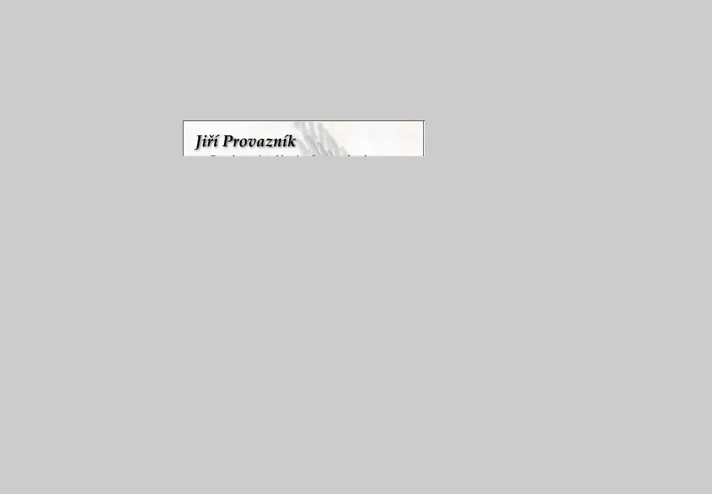 Screenshot of provaz.cz