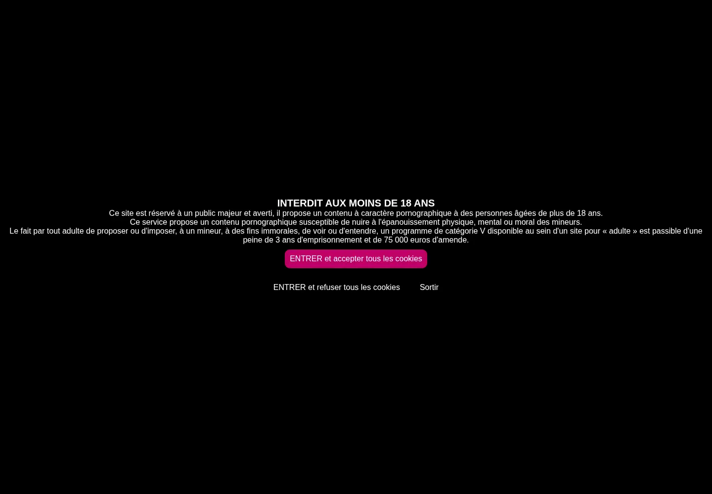 Captured homepage of dorcelvision.com in the current scan