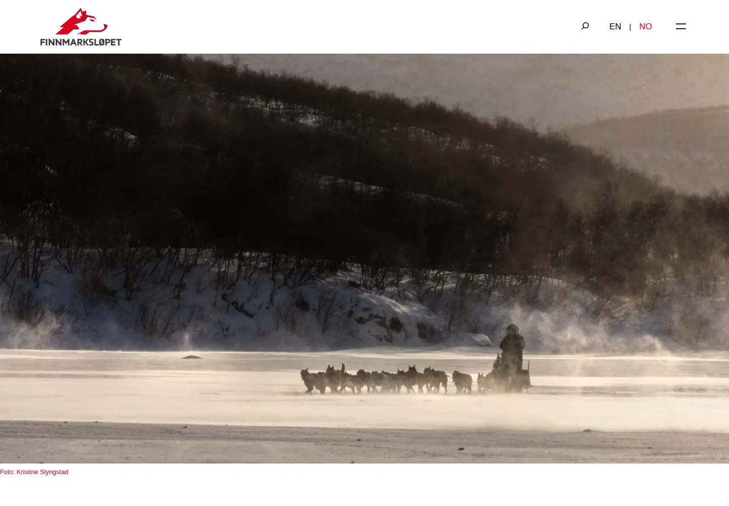 Screenshot of finnmarkslopet.no
