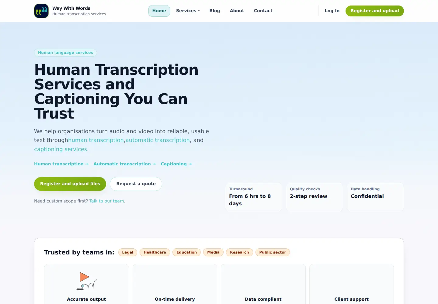 Screenshot of waywithwords.net